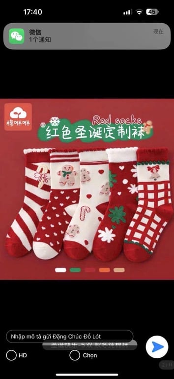 Set 5 tất kháng khuẩn cho bé MC15