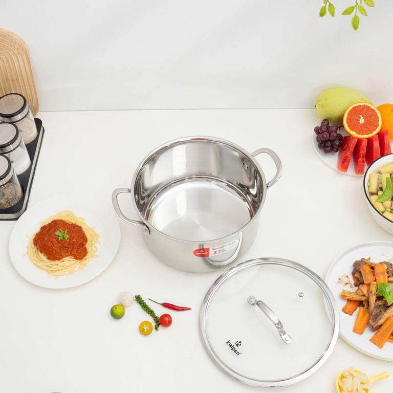 BỘ NỒI CHẢO 3 LỚP LIỀN KHỐI KALPEN KAMPFER KF2