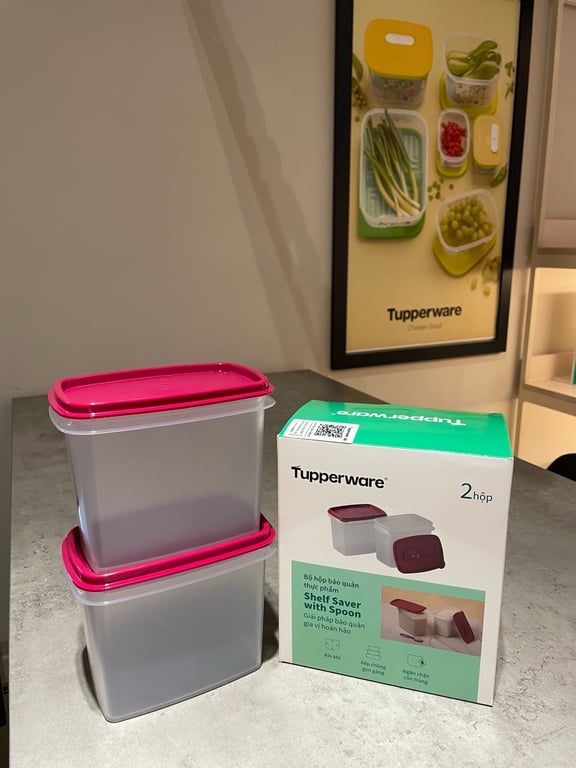 Set 2 Hộp gia vị shelf saver