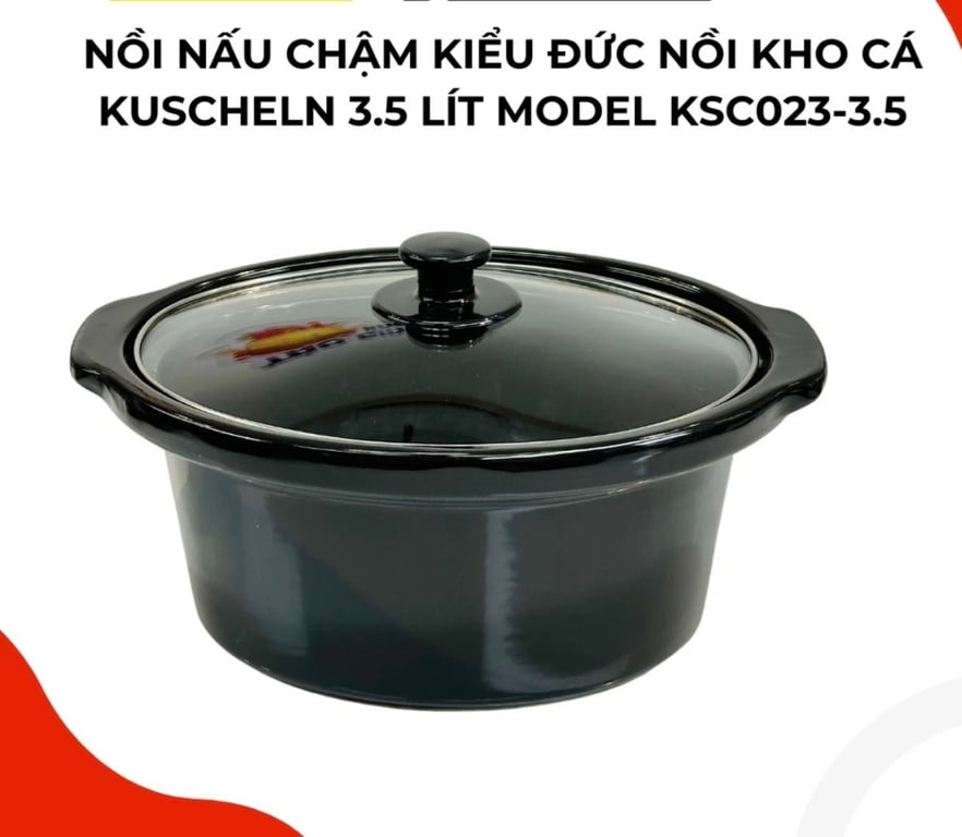 Nồi nấu chậm KSC023-3.5 3,5 lít🏖