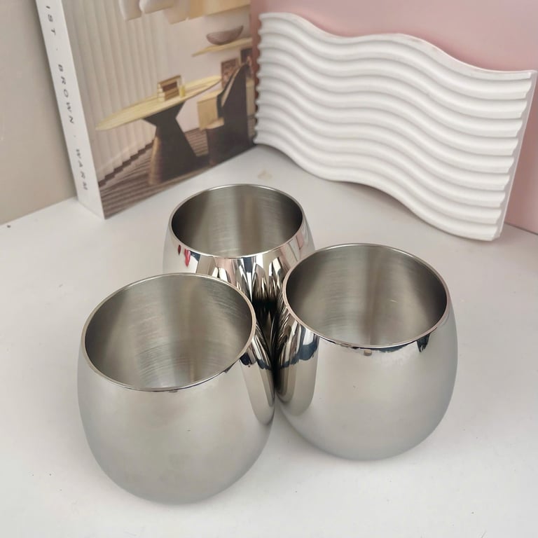 Cốc hình quả trứng 7cm 350ml inox 18/10 - OYT212