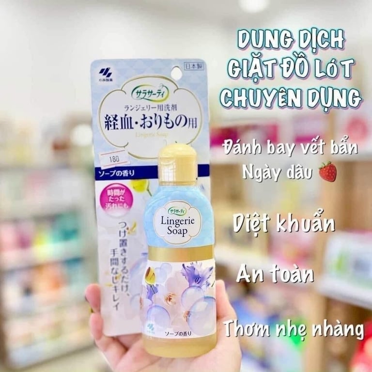 Nước giặt đồ lót Lingerie Soap Nhật Bản