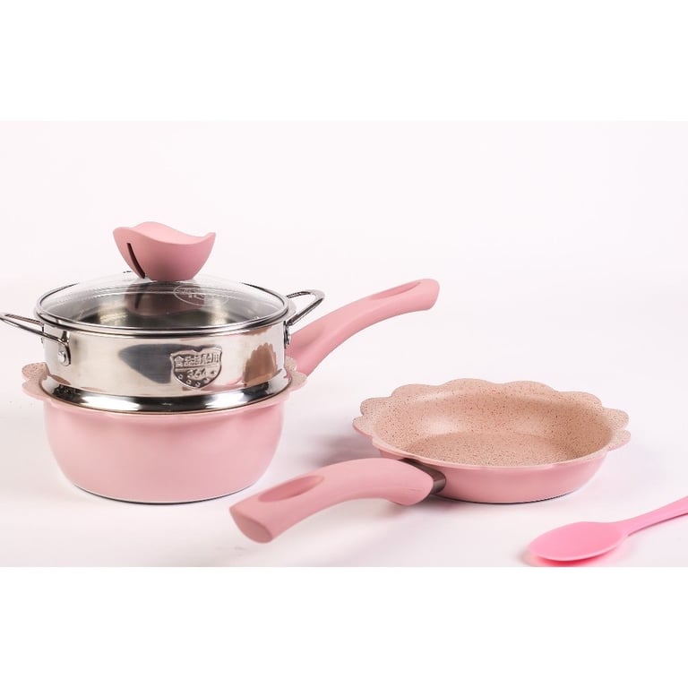 Bộ nồi chảo đá cao cấp chế biến ăn dặm cho bé SEKA