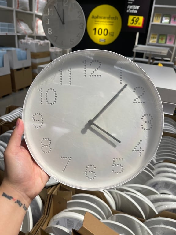 ĐỒNG HỒ TREO TƯỜNG TROMMA IKEA 25cm