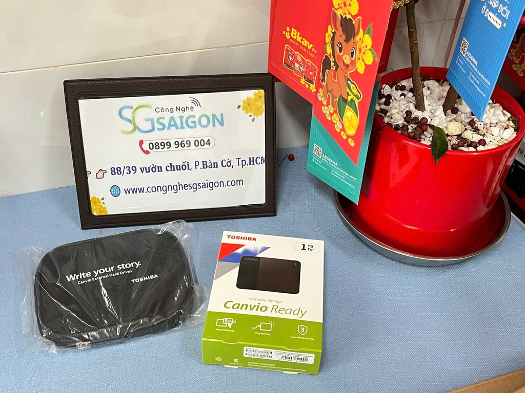 Ổ cứng gắn ngoài HDD TOSHIBA 1TB 2.5 Inch HDTP310AK3AA