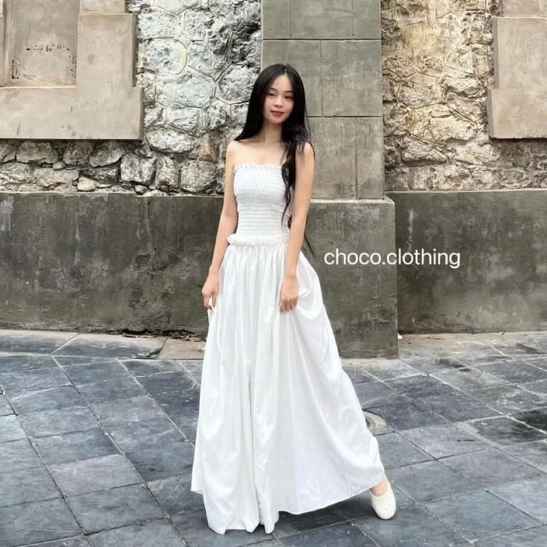 Đầm ống cup nguc