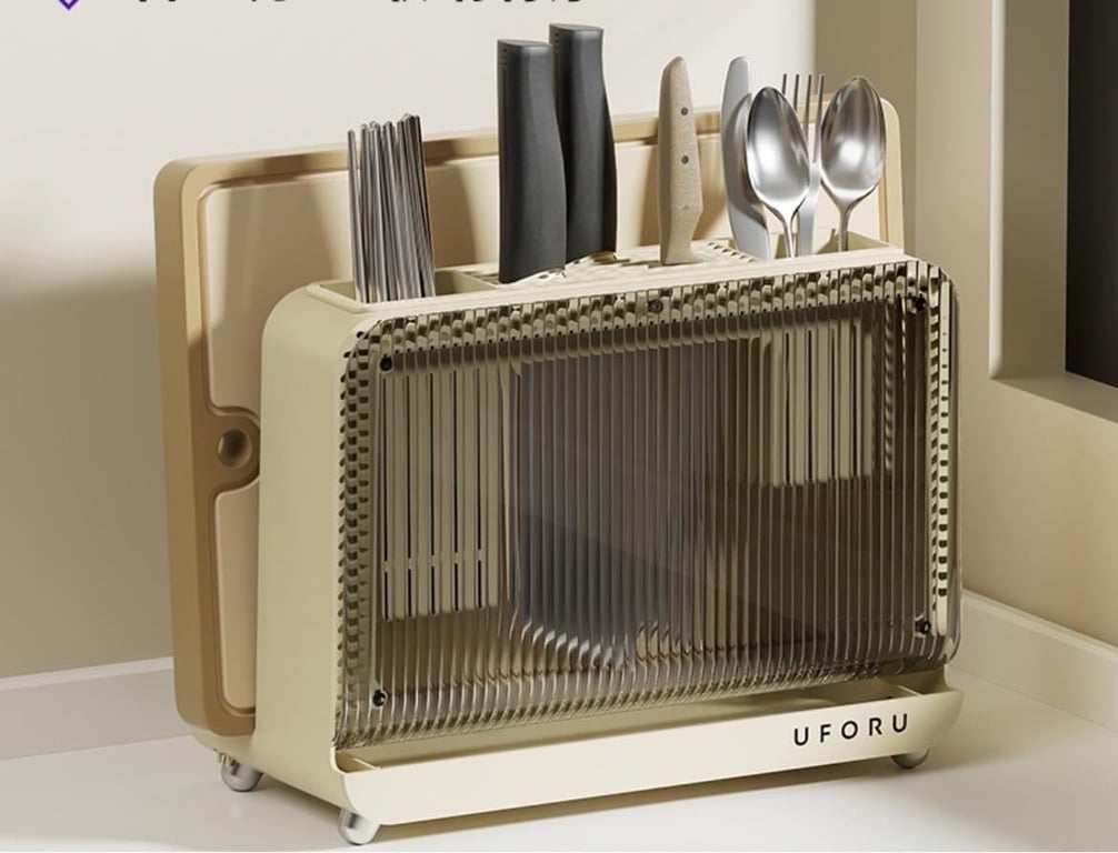 KỆ ĐỰNG DAO ĐŨA THÌA THỚT NHÀ BẾP