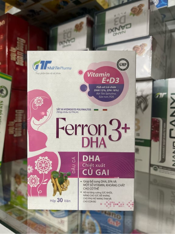 Ferron 3+ DHA h/30v nhất tiến sắt