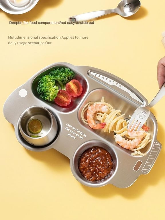 RK653 - KHAY ĂN DẶM Ô TÔ HOẠT HÌNH