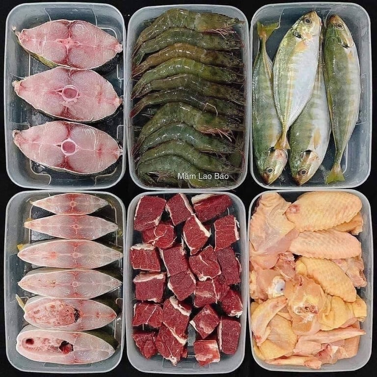 Set 4 hộp trữ đông happy set 650ml thấp