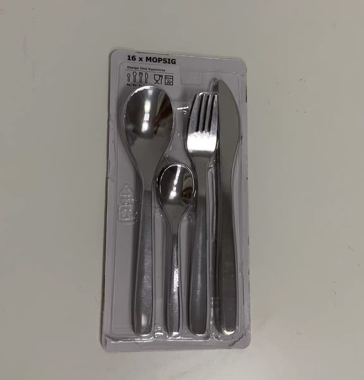 SET THÌA DAO DĨA MOPSIG 16 MÓN IKEA