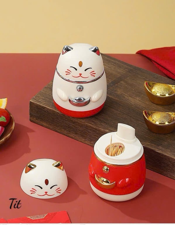 Ống Đựng Tăm Tự Động Lấy Tăm Thông Minh