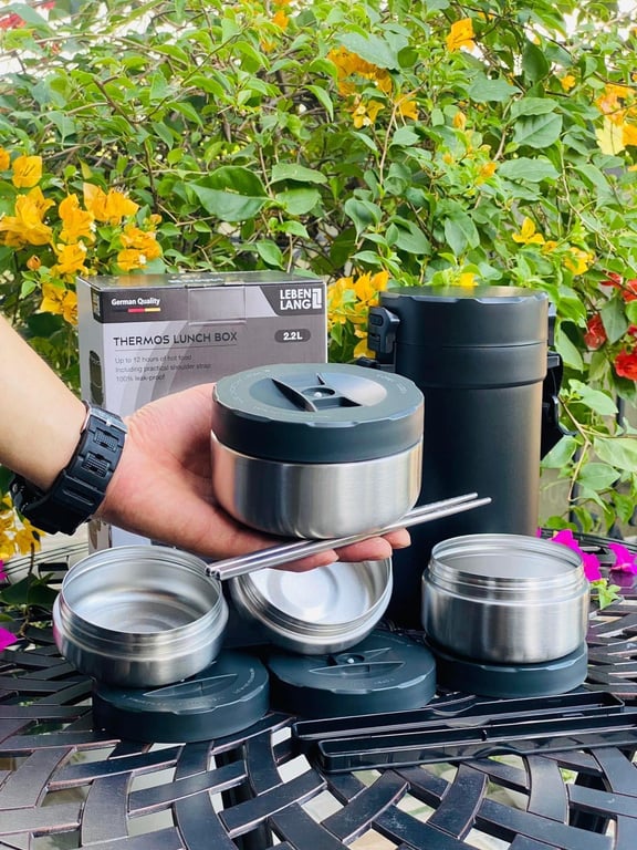 BỘ HỘP CƠM GIỮ NHIỆT LEBENLANG.
