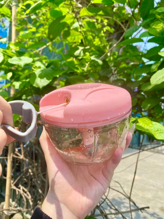 Máy xay tỏi ớt, xay đồ ăn dặm cầm tay mini