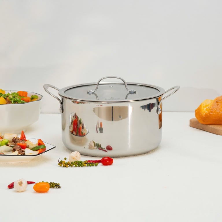 BỘ NỒI CHẢO INOX 3 LỚP LIỀN KHỐI KALPEN KAMPFER KF3