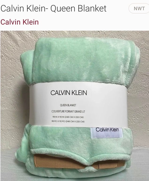 Chăn Calvin Klein 249 cm x 234 cm