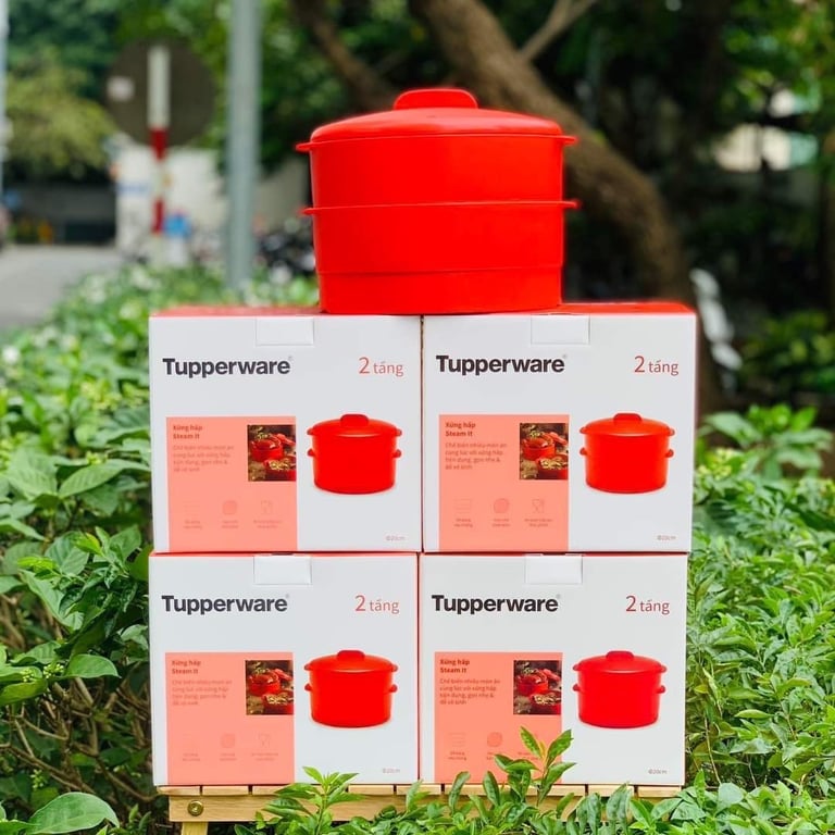 Xửng hấp TUPPERWARE 2 tầng