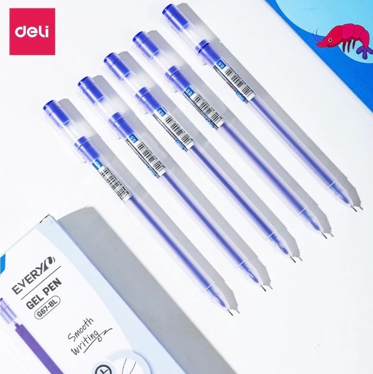 BÚT BI NƯỚC DELI MỰC GEL EG67 NGÒI 0.5mm