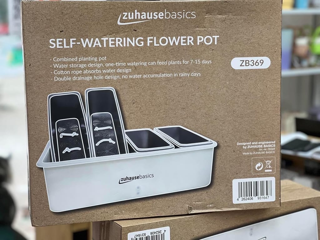 Chậu Trồng Cây Thông Minh 4 ngăn