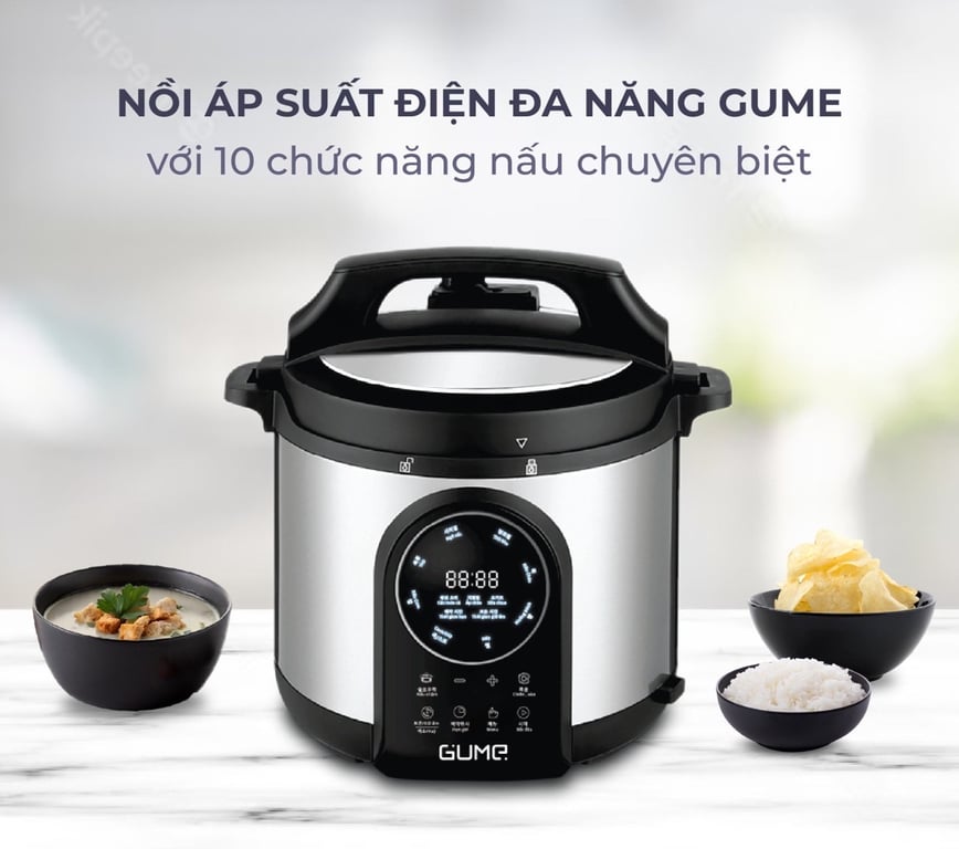 Nồi Áp Suất điện tử GUME HÀN QUỐC (GMPC 2201