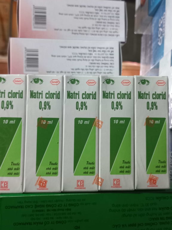 Natri clorid 0,9% pharrmedic lốc/10c