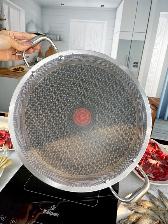 Vỉ Nướng BBQ Inox 5 Lớp Kalpen Hybrid 34 38cm