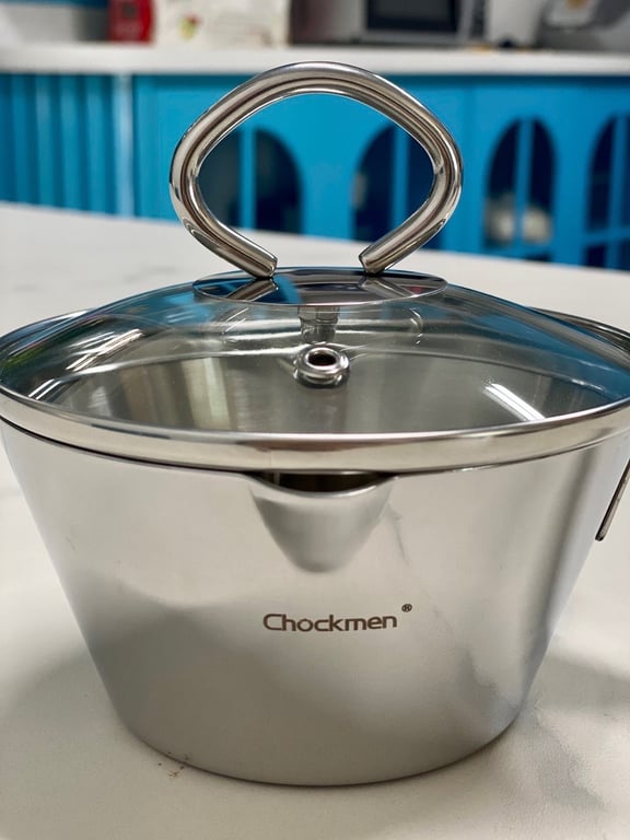 Quánh inox liền đáy size 13cm nhà chockmen