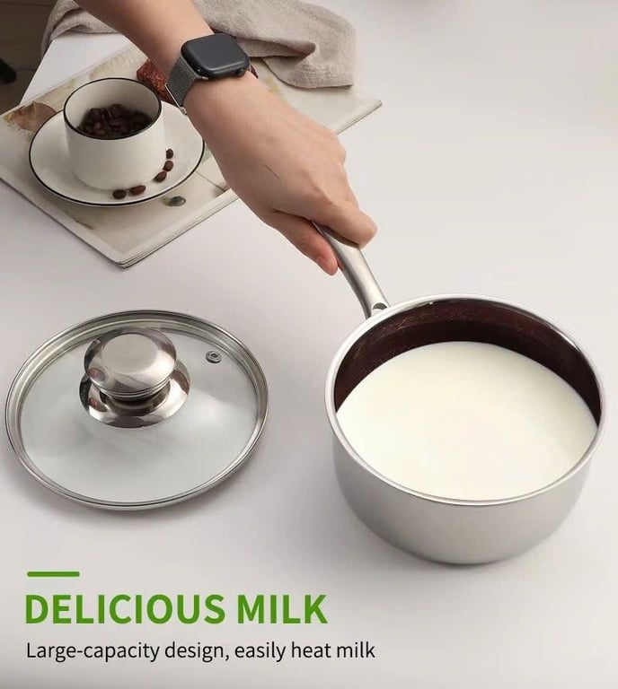 Quánh chống dính vân CARA inox18/10 16cm OYATTON - O477