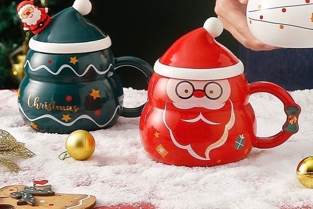 Cốc sứ noel 480ml xinh xỉu