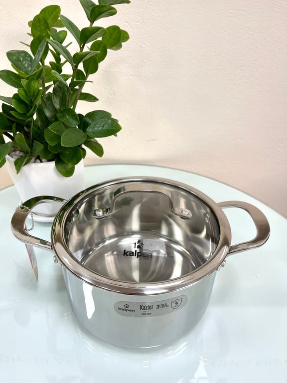 NỒI LẺ INOX 3 LỚP LIỀN KHỐI KALPEN KAZLER 18 20 24 30cm