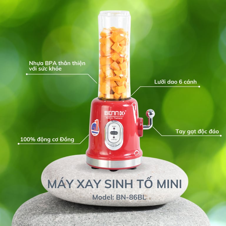 MÁY XAY SINH TỐ MINI BENNIX BN-86BL