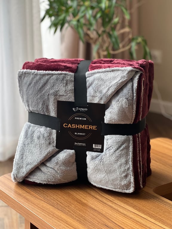 Chăn DUO CASHMERE - Siêu mềm - siêu ấm Kaiyo Nhật Bản