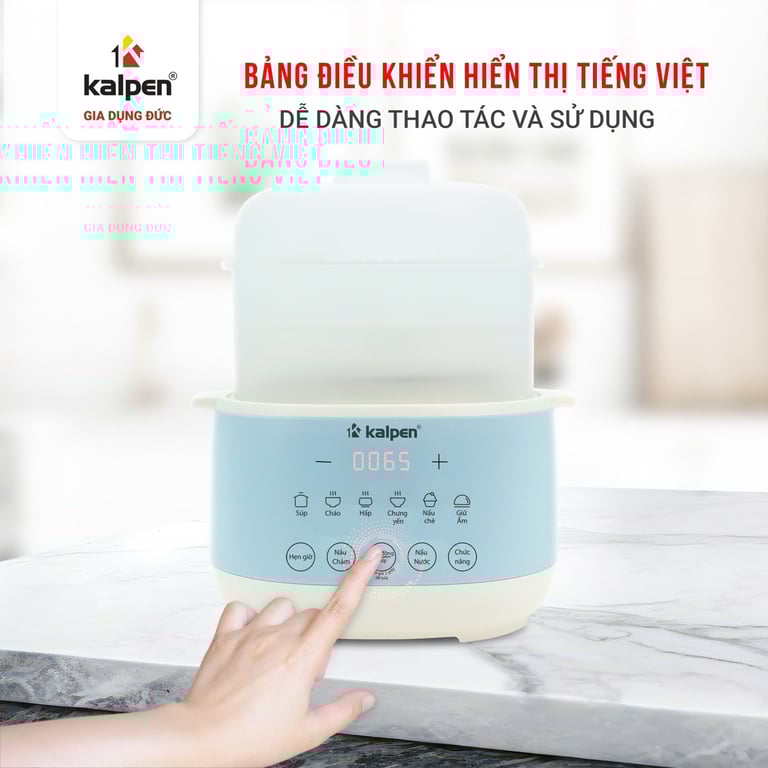 NỒI NẤU CHẬM KALPEN SK2 DUNG TÍCH 1L