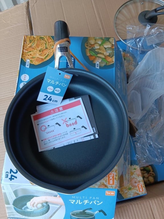 Chảo lẩu 24cm sâu lòng thành cao DCM Nhật Bản