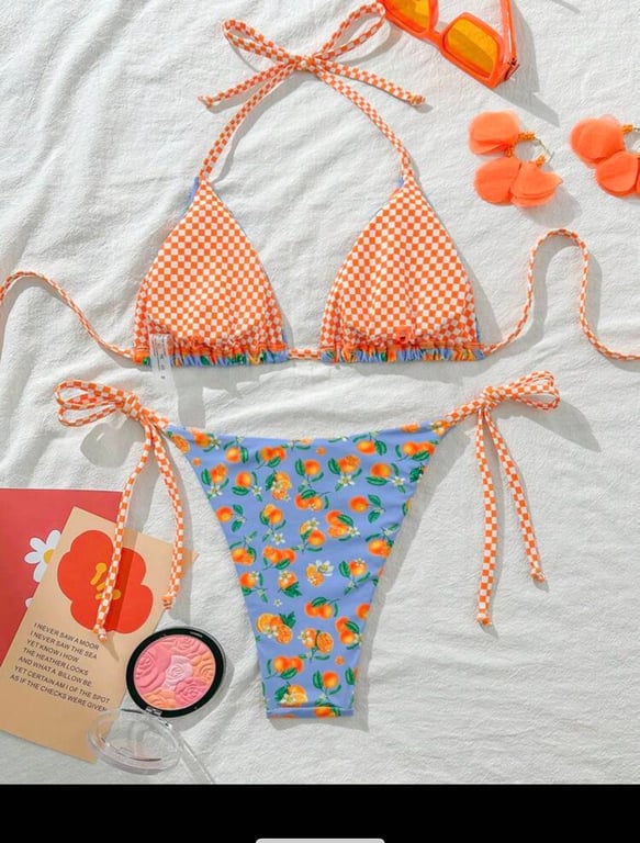 Bikini hoa xanh