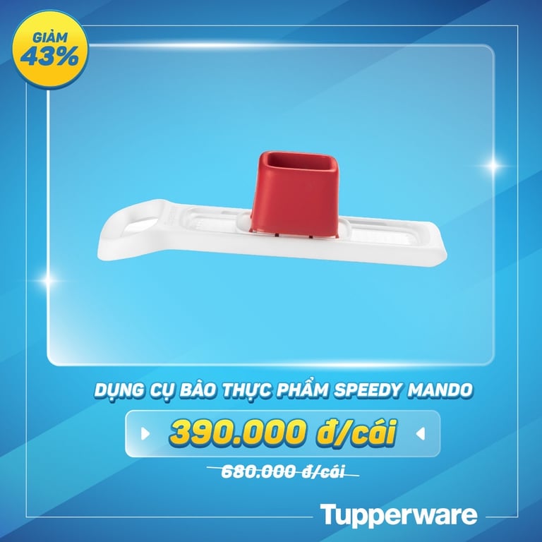 Dụng cụ bào speedy Mando nhà Tupper