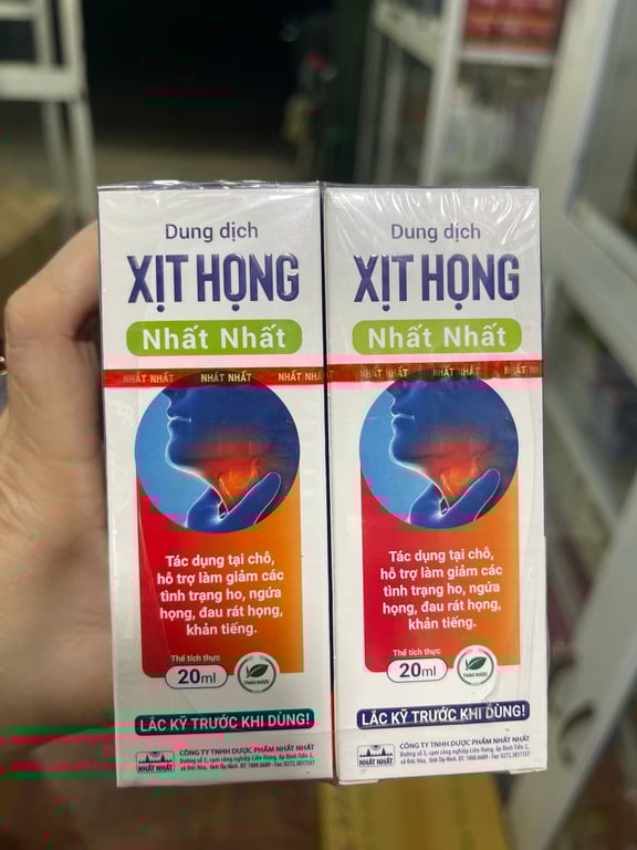Xịt họng nhất nhất NL c/20ml