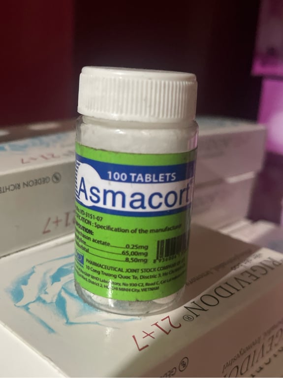 Asmacort c/100 viên nén