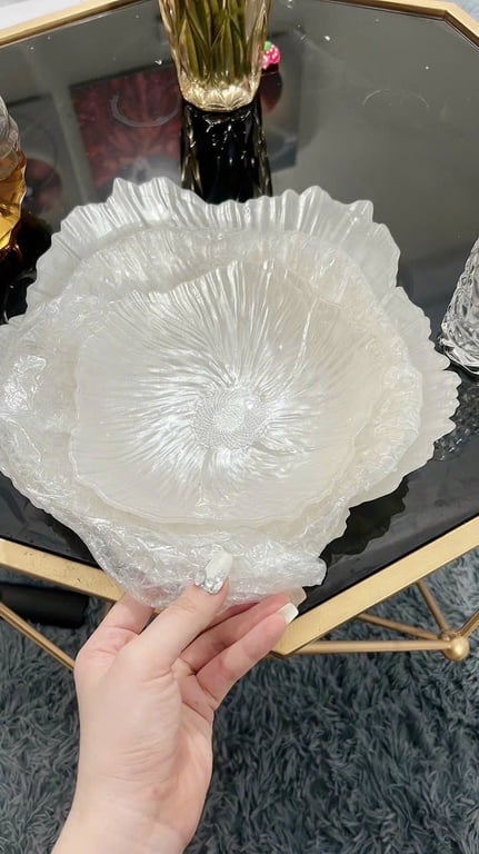 Set đĩa decor ngọc trai