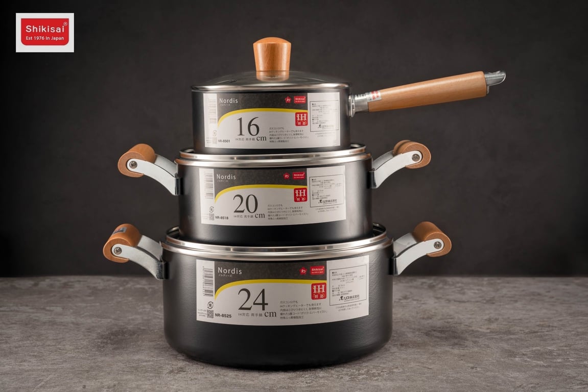 Bộ nồi Nordis (ノルディス) Risu Nhật Bản