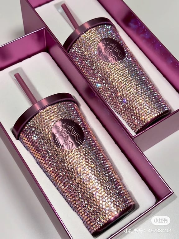 Cốc giữ nhiệt sturbuck màu tím