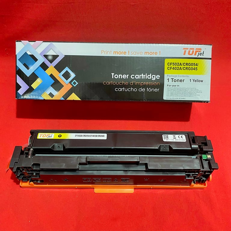 Hộp Mực Màu Vàng Cf402a(Crg045)Cf502a(Crg054)_Topjet