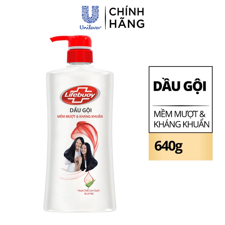 Dầu gội Lifebuoy - Chai 640g