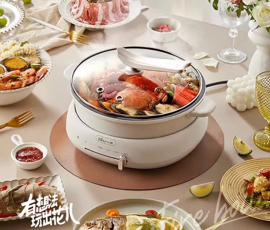 Nồi lẩu điện đa năng Bear 4L DHG – C40T1