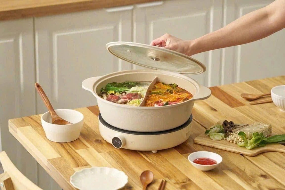 SET NỒI LẨU + BẾP TỪ 2LOCK🩷