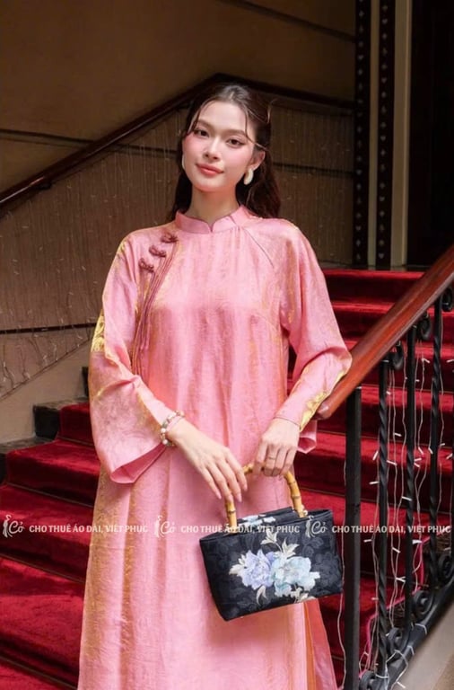 AD 4 tà tằm hồng 3 cúc dây thả (có bigsize)