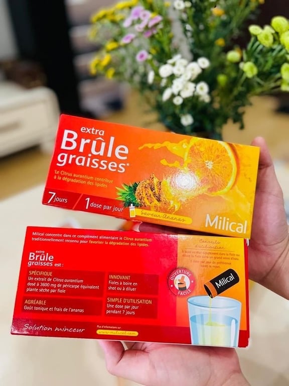 DETOX CAM DỨA MILICAL BRULE GRAISSES - GIẢM CÂN - ĐỐT MỠ THỪA