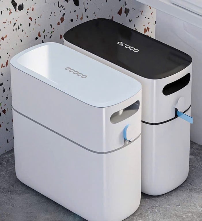 THÙNG RÁC THÔNG MINH NẮP KÍN TỰ ĐỘNG ECOCO 12L E2244