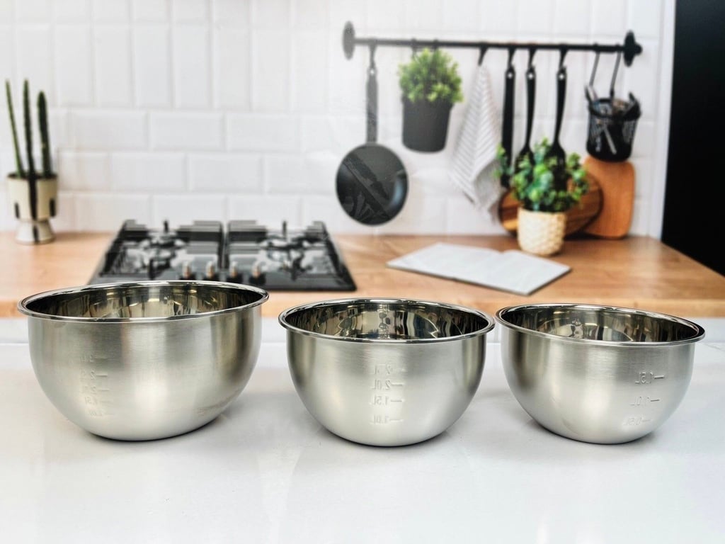 MK03 - SET 3 THỐ TRỘN INOX - HÀNG XUẤT ÂU