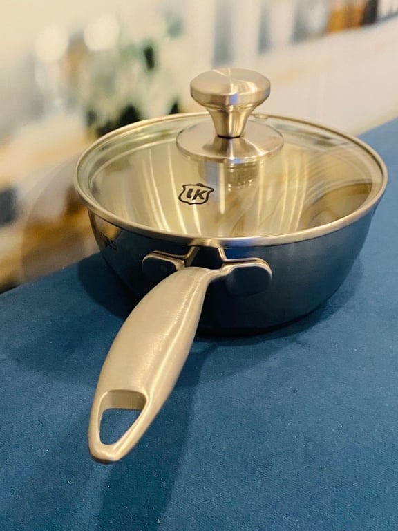 Chảo đúc liền khối inox 316 LUNKAI 16cm